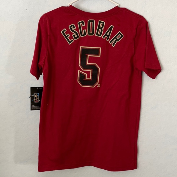 AZ D-backs 5 Escobar Short Sleeve Baseball Tee - Picture 5 of 10
